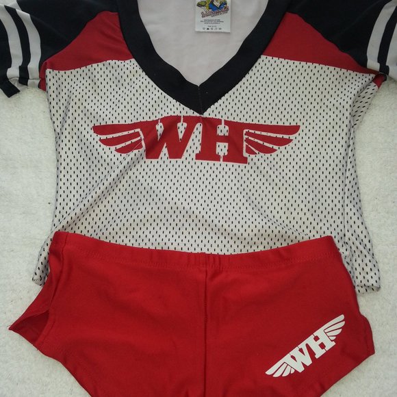 Wing House Other Wing House Waitress Hostess Uniform Crop Top And